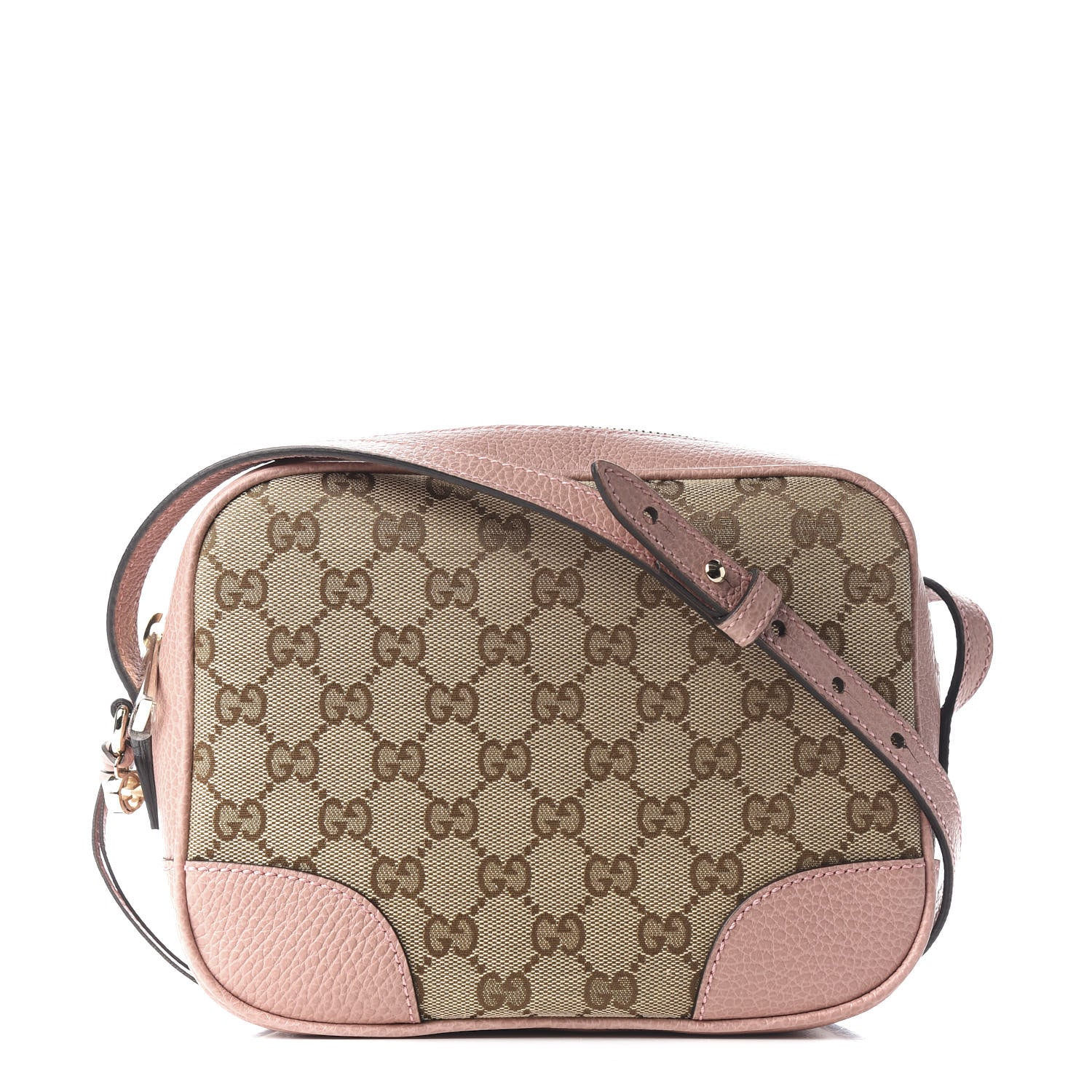 Gucci Monogram Mini Bree Messenger Bag Beige Soft Pink 1 of 9