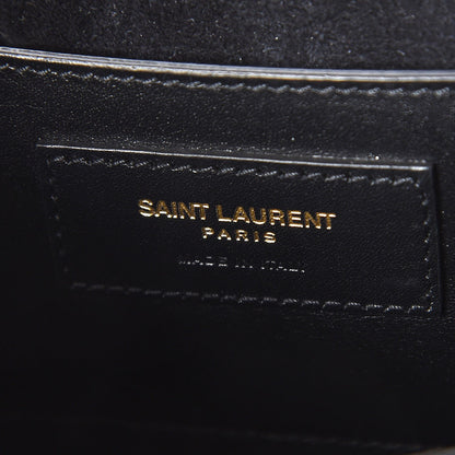 Saint Laurent Smooth Calfskin Medium Classic Monogram Kate Tassel Satchel Black 7 of 9