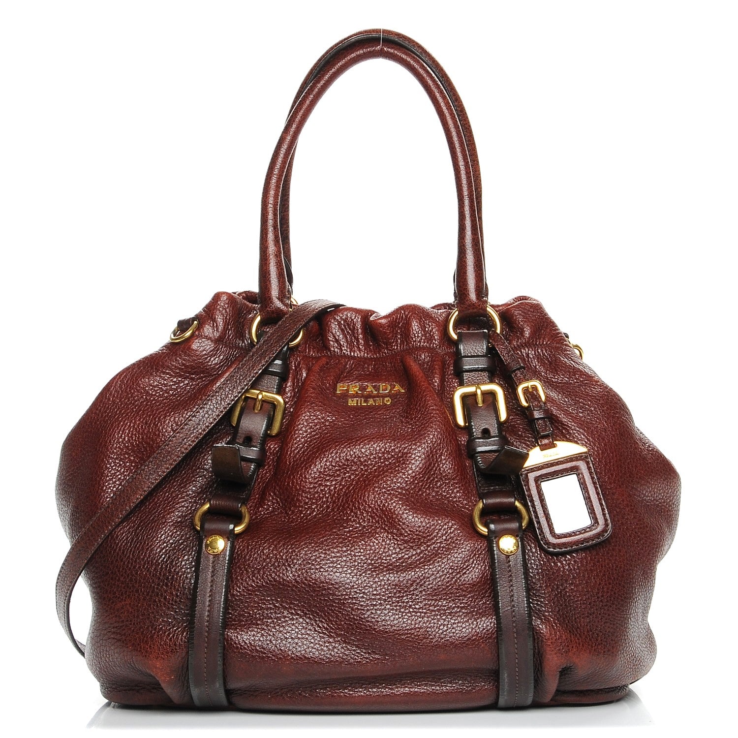 Prada Cervo Antik Shoulder Bag Etrusco Sfumato 1 of 9