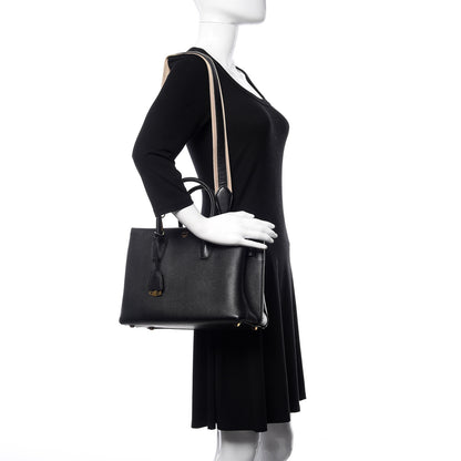 MCM Grained Calfskin Medium Milla Tote Black 2 of 9