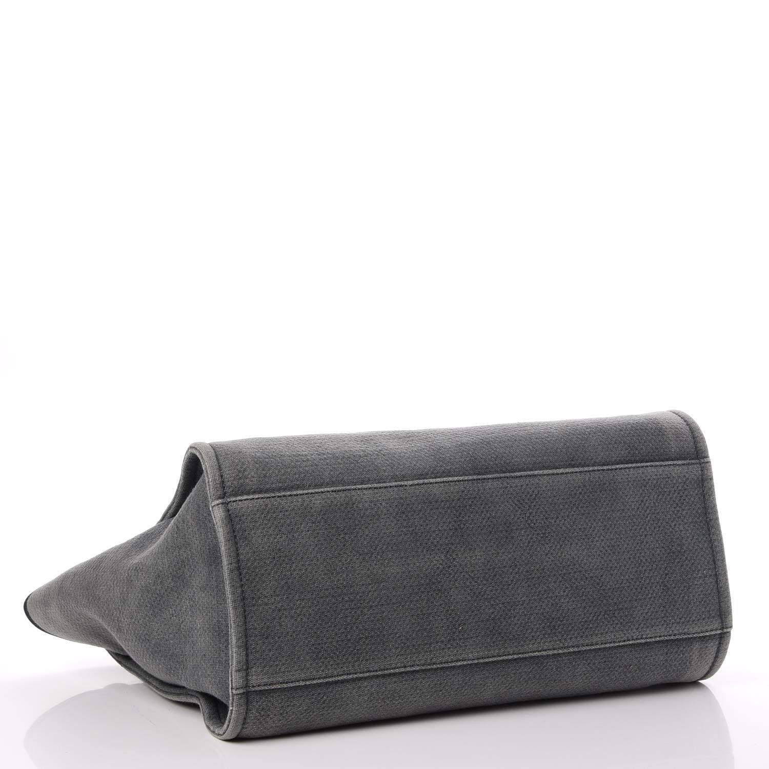 Chanel Canvas Deauville Large Tote Grey 4 of 8
