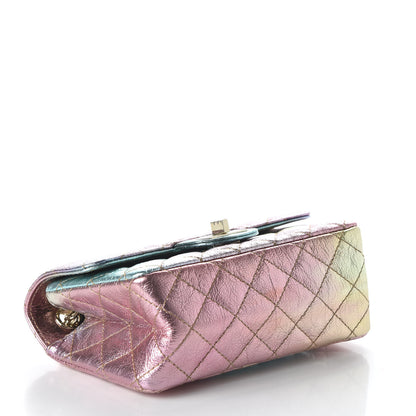 Chanel Metallic Goatskin Quilted Mini 2.55 Reissue Flap Multicolor 4 of 11