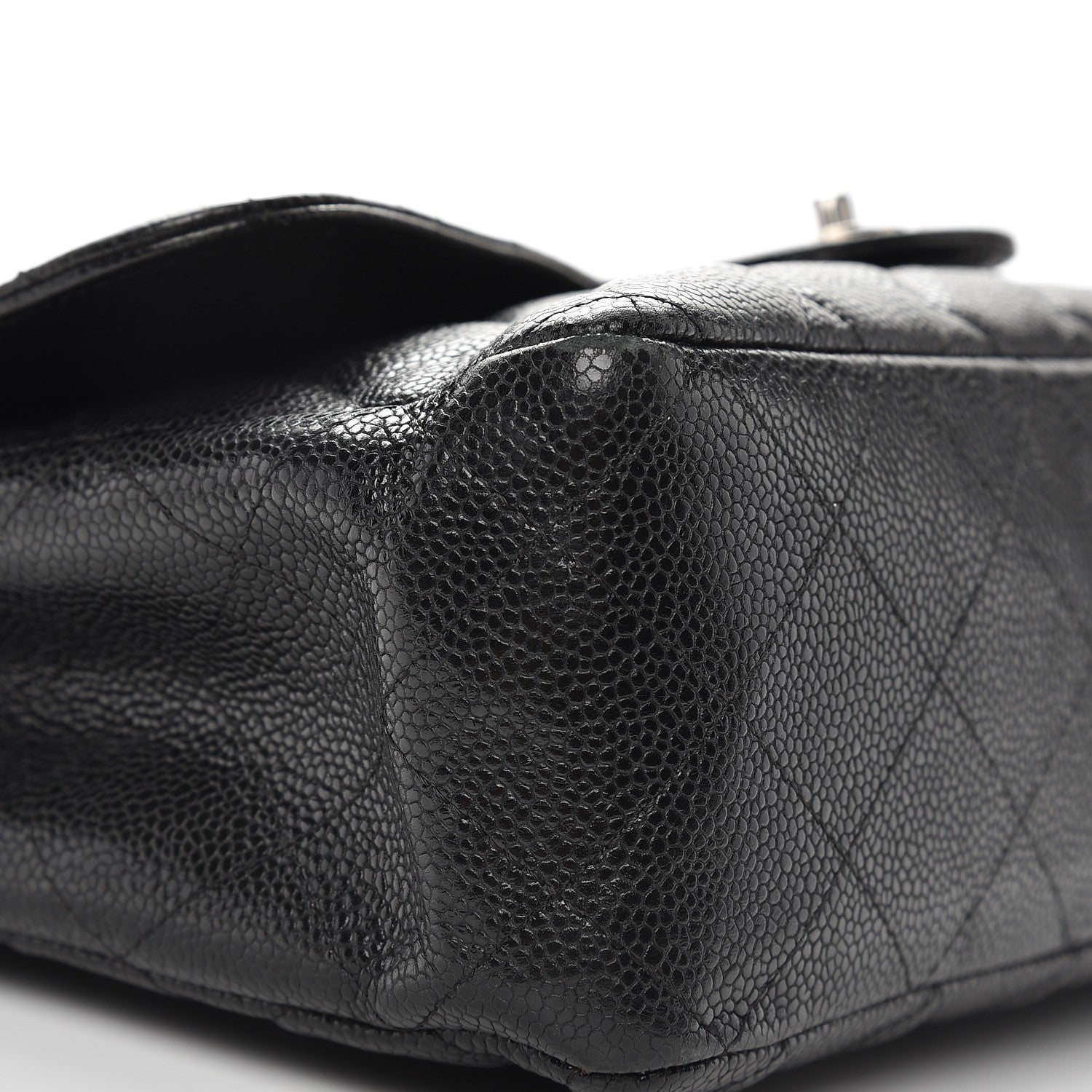 Chanel Caviar Quilted Jumbo Single Flap Black 11 of 11