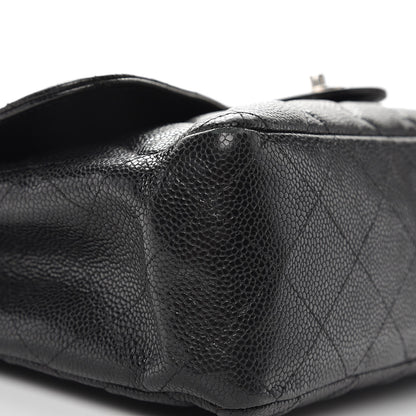 Chanel Caviar Quilted Jumbo Single Flap Black 11 of 11