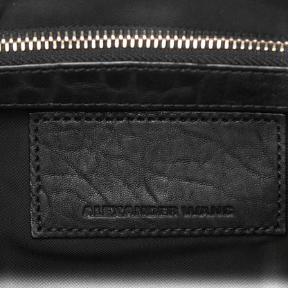 Alexander Wang Pebbled Lambskin Rocco Black Pale Gold Hardware 6 of 7