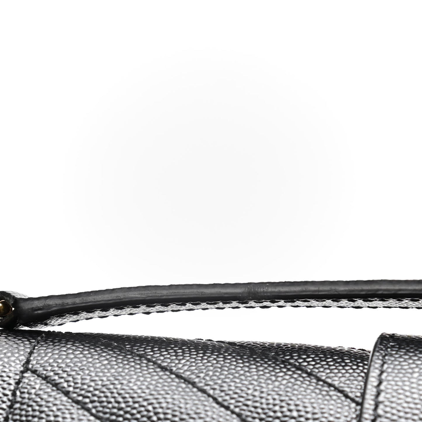 Grain De Poudre Textured Mixed Matelasse Triquilt Medium Monogram Satchel Black