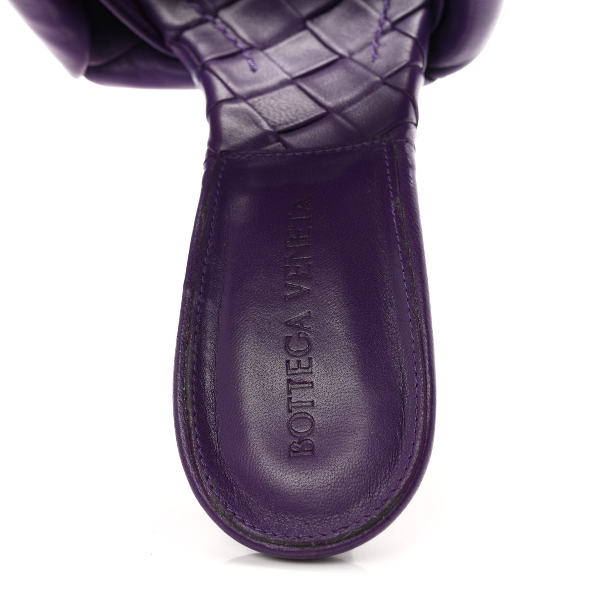 Bottega Veneta Nappa Maxi Intrecciato Lido 90mm Mule Sandals 38 Unicorn 8 of 8