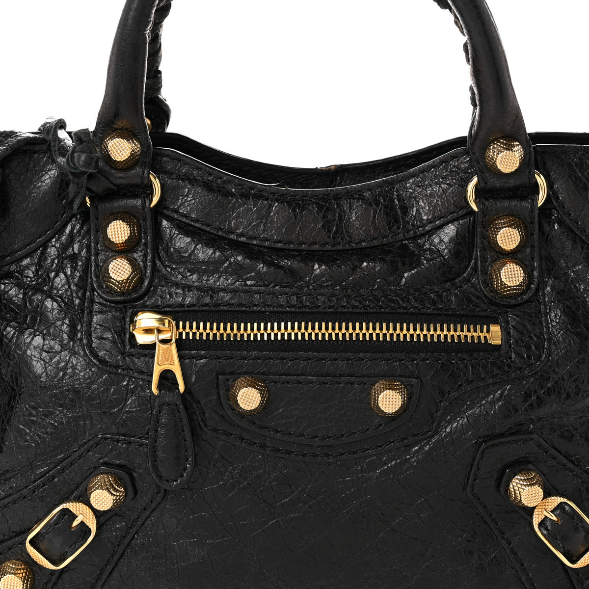 Agneau Giant 12 Gold Hardware Mini City Black