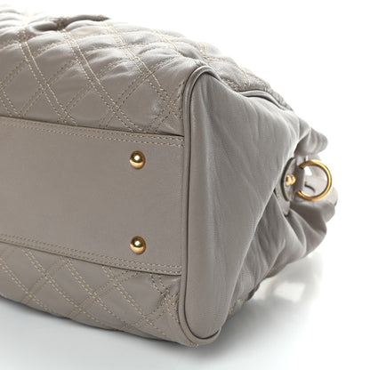 Marc Jacobs Calfskin Quilted Alyona Grey 7 of 8