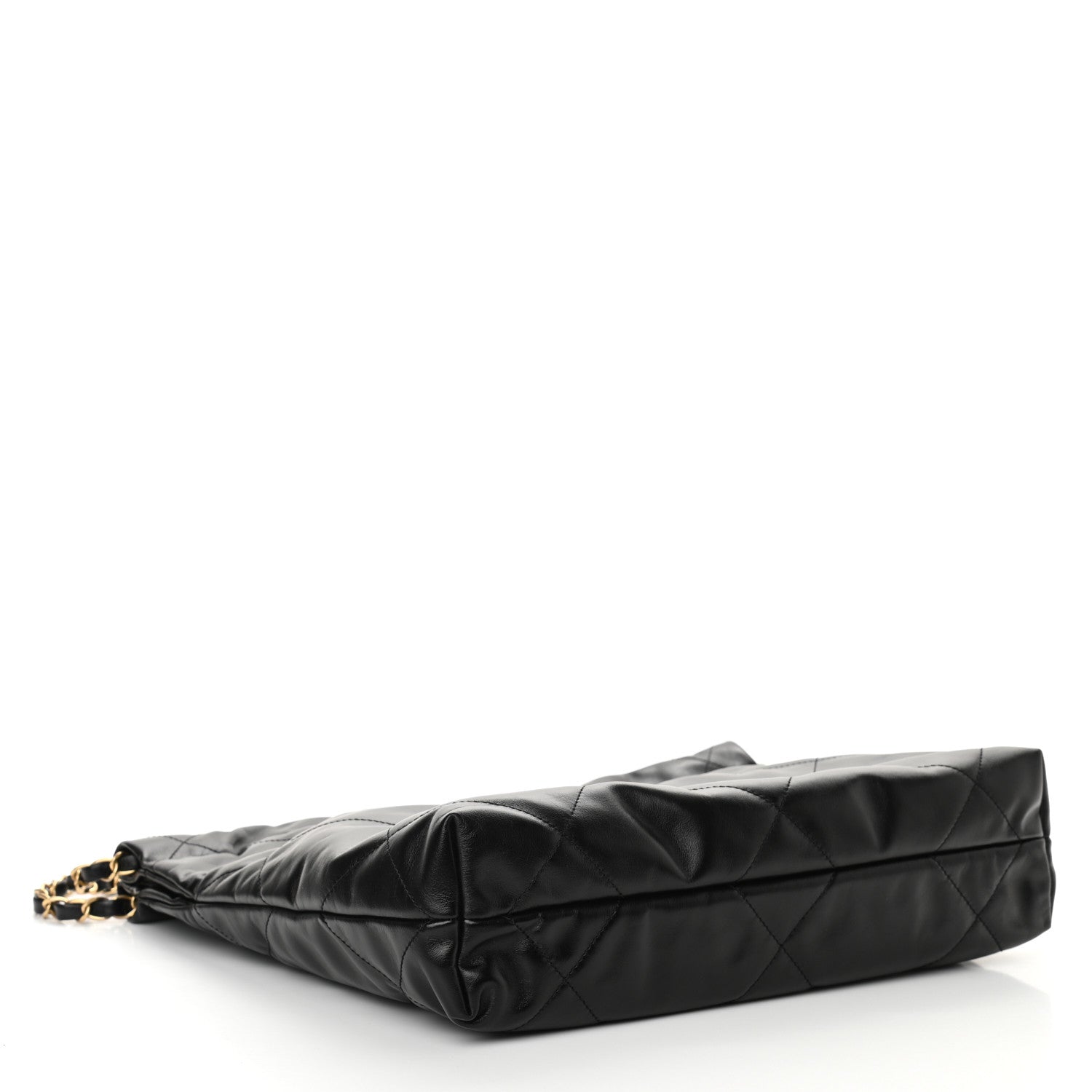 Chanel Shiny Calfskin Quilted Small Chanel 22 Black 5 of 11