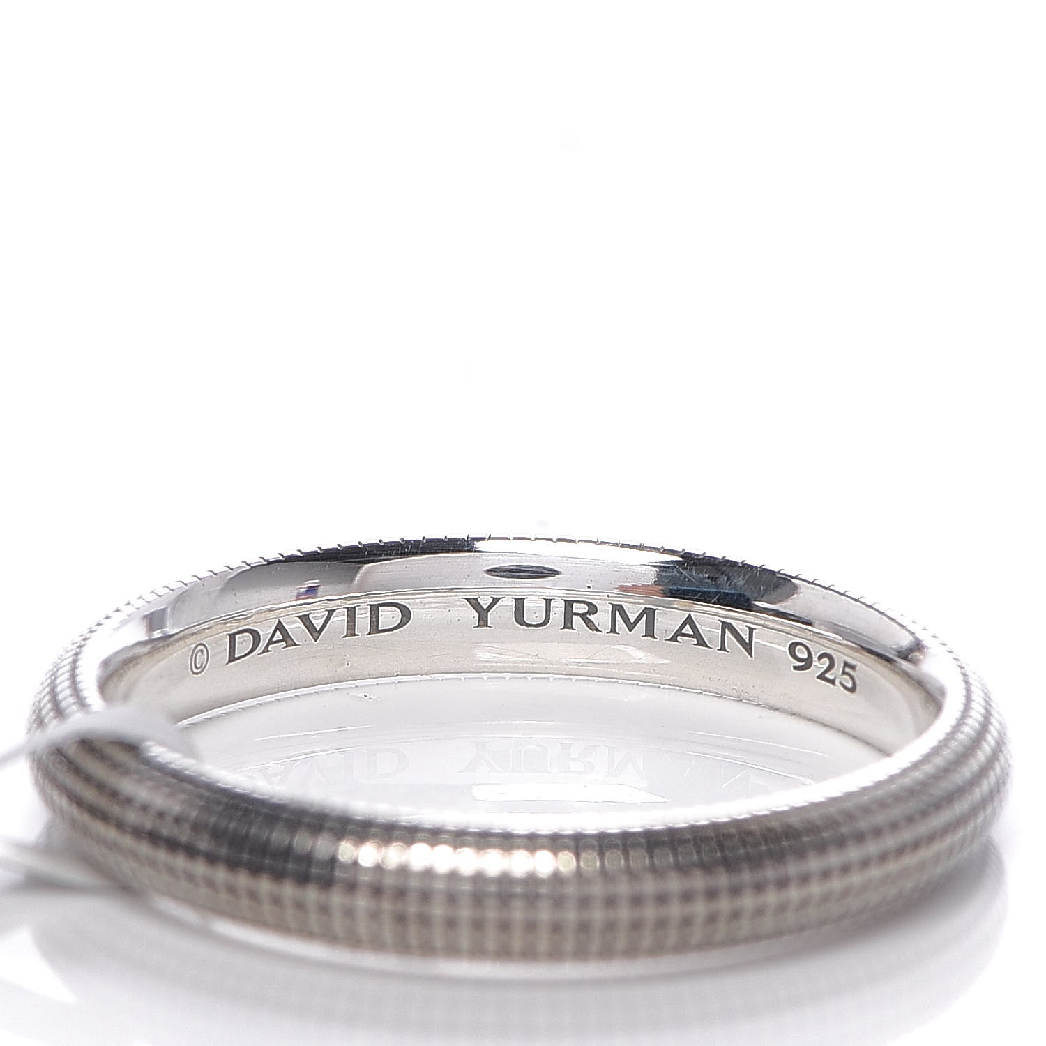 David Yurman Sterling Silver 3.5mm Mens Sky Band Ring 65 11 4 of 4