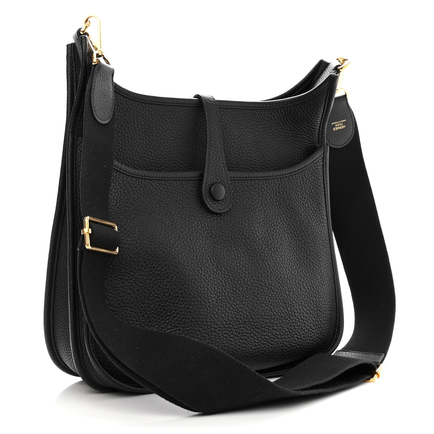 Hermes Taurillon Clemence Evelyne III PM Black 3 of 10
