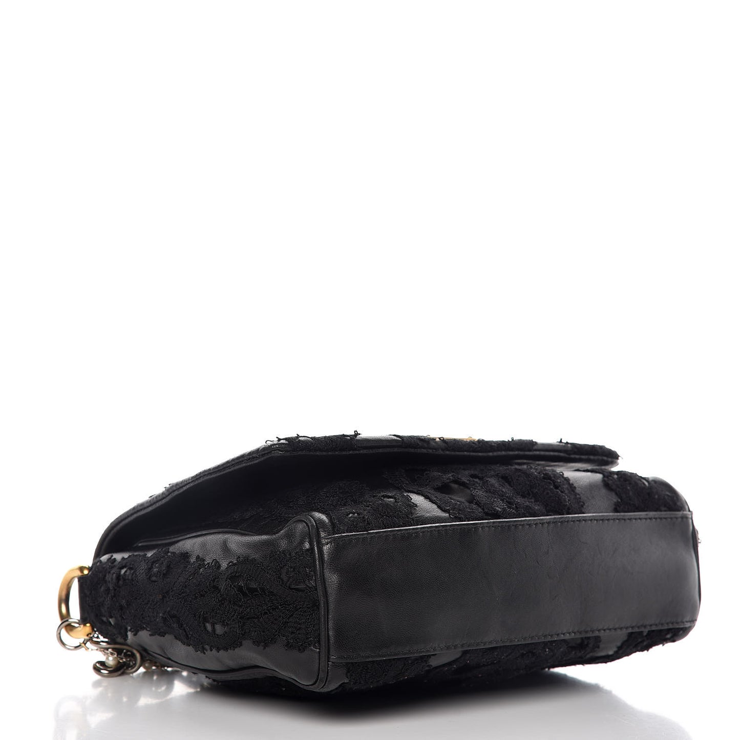 Lace Miss Charles Evening Bag Black