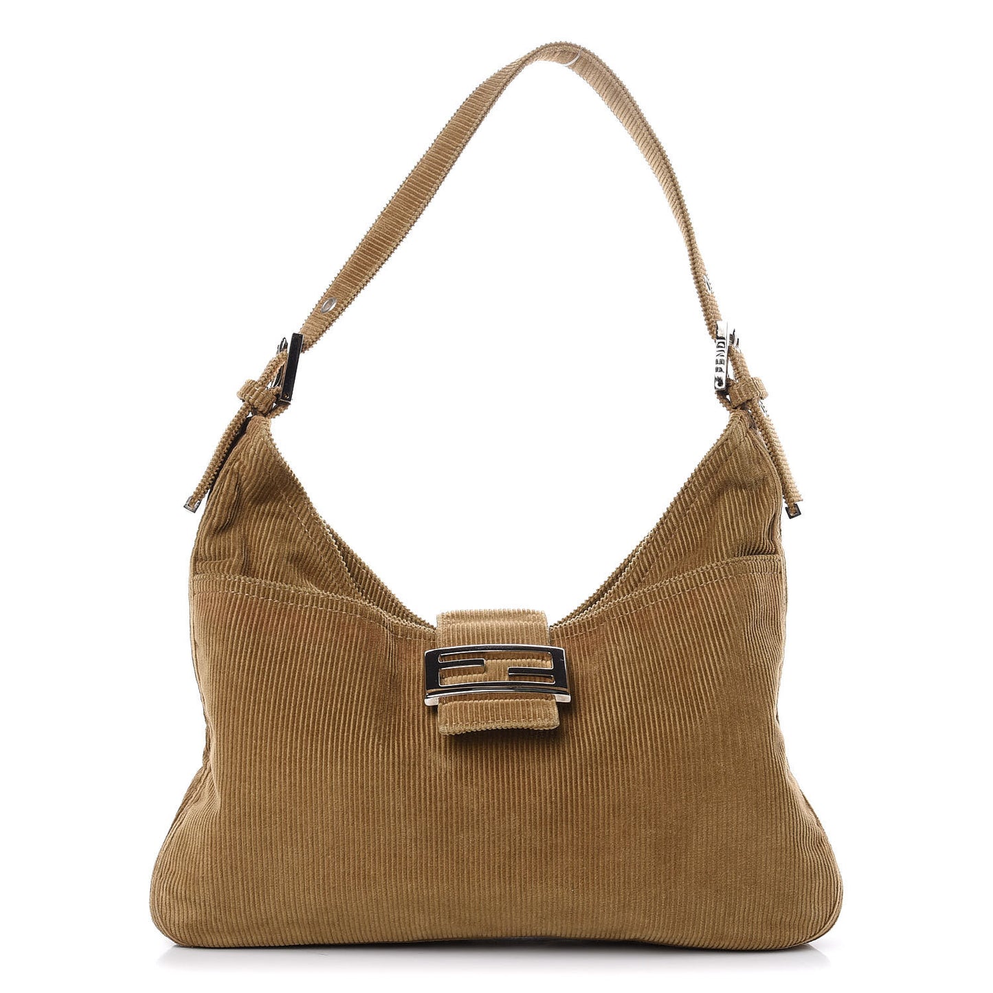Corduroy Shoulder Bag Beige