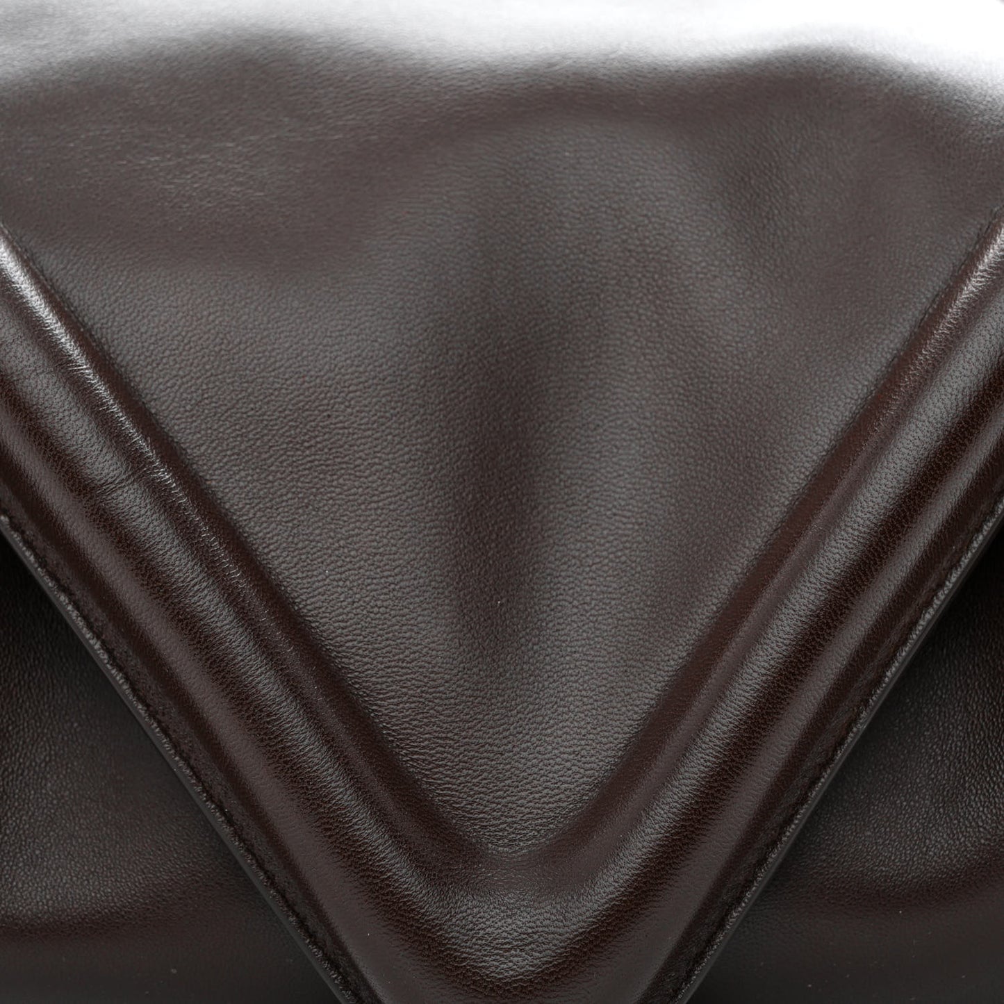 Lambskin Small Beak Triangle Flap Shoulder Bag Fondant