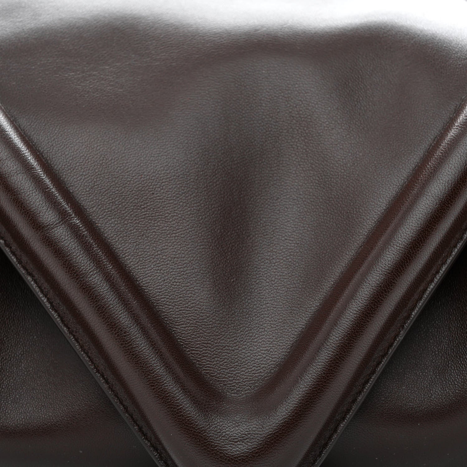 Bottega Veneta Lambskin Small Beak Triangle Flap Shoulder Bag Fondant 7 of 9