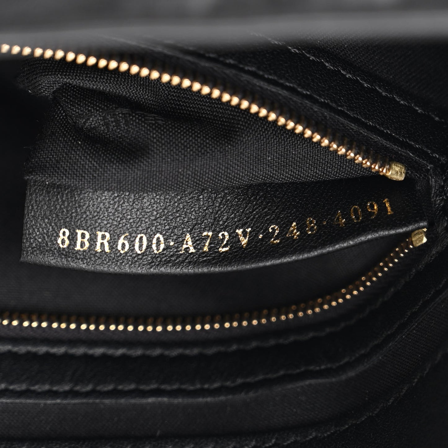 Nappa FF 1974 Embossed Baguette Black