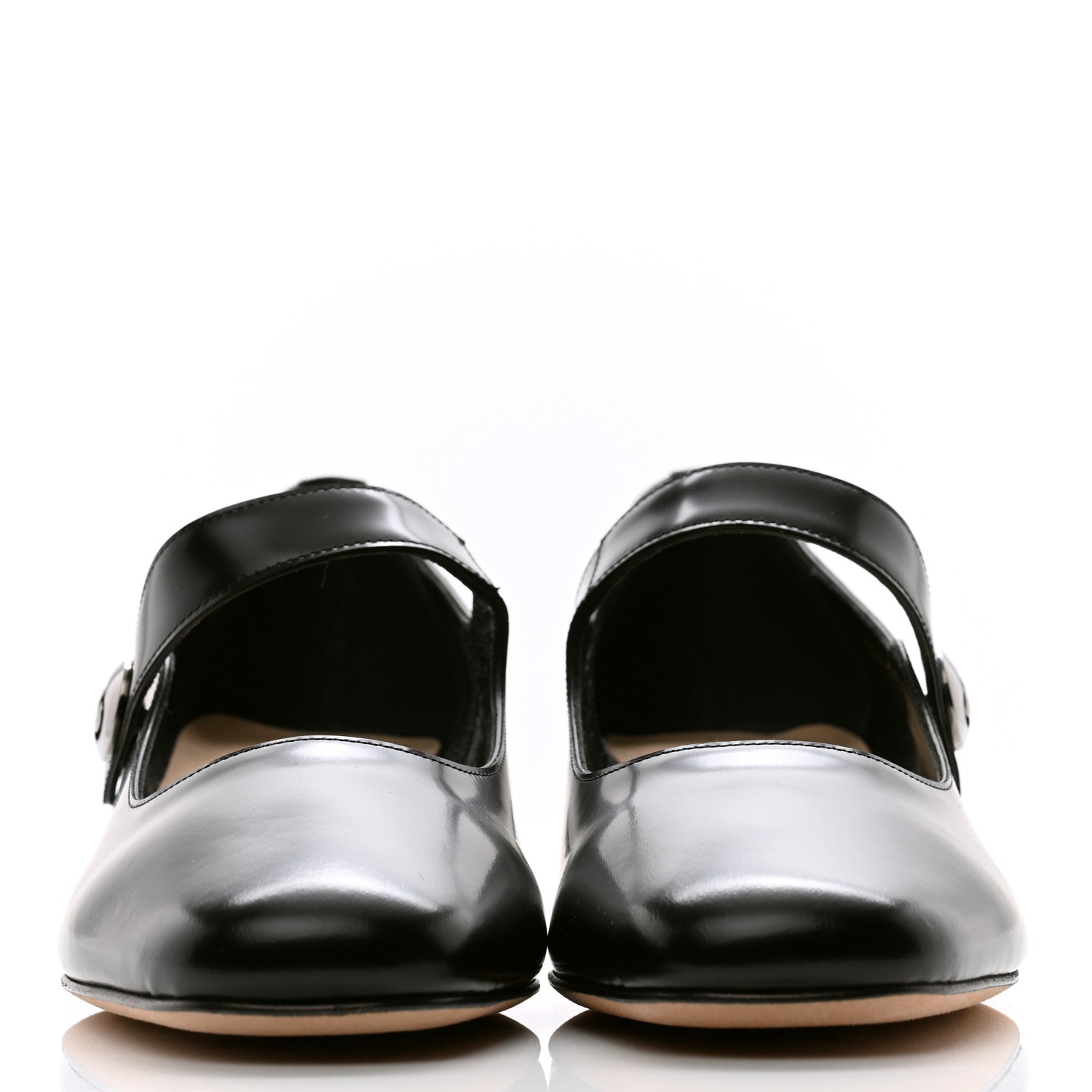 Christian Dior Brushed Calfskin Uniform 30mm Pumps 39 Black 2 of 8