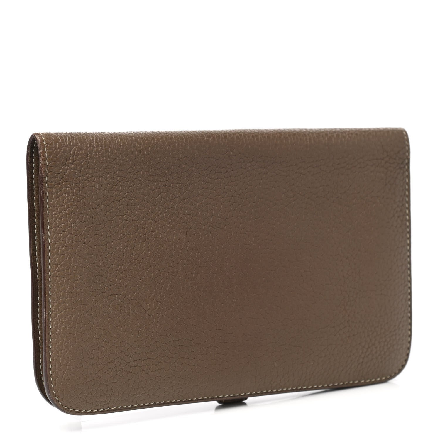 Hermes Togo Dogon Duo Wallet Etoupe 3 of 12