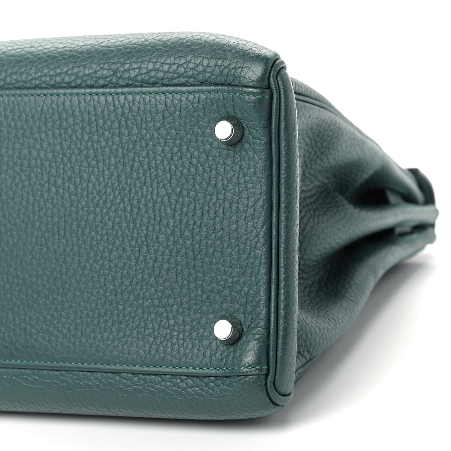 Hermes Taurillon Clemence Kelly Retourne 32 Malachite 6 of 10