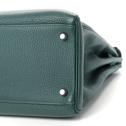 Hermes Taurillon Clemence Kelly Retourne 32 Malachite 6 of 10