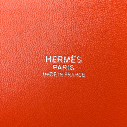 Hermes Taurillon Clemence Bolide 31 Orange 6 of 10