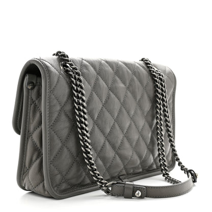 Chanel Caviar Quilted Medium French Riviera Flap Grey 3 of 13