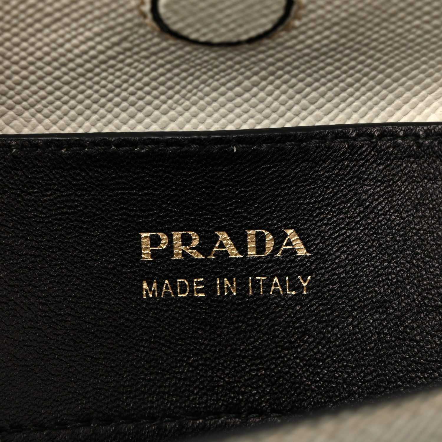 Prada Saffiano Cuir Large Double Bag Talco Black 6 of 13