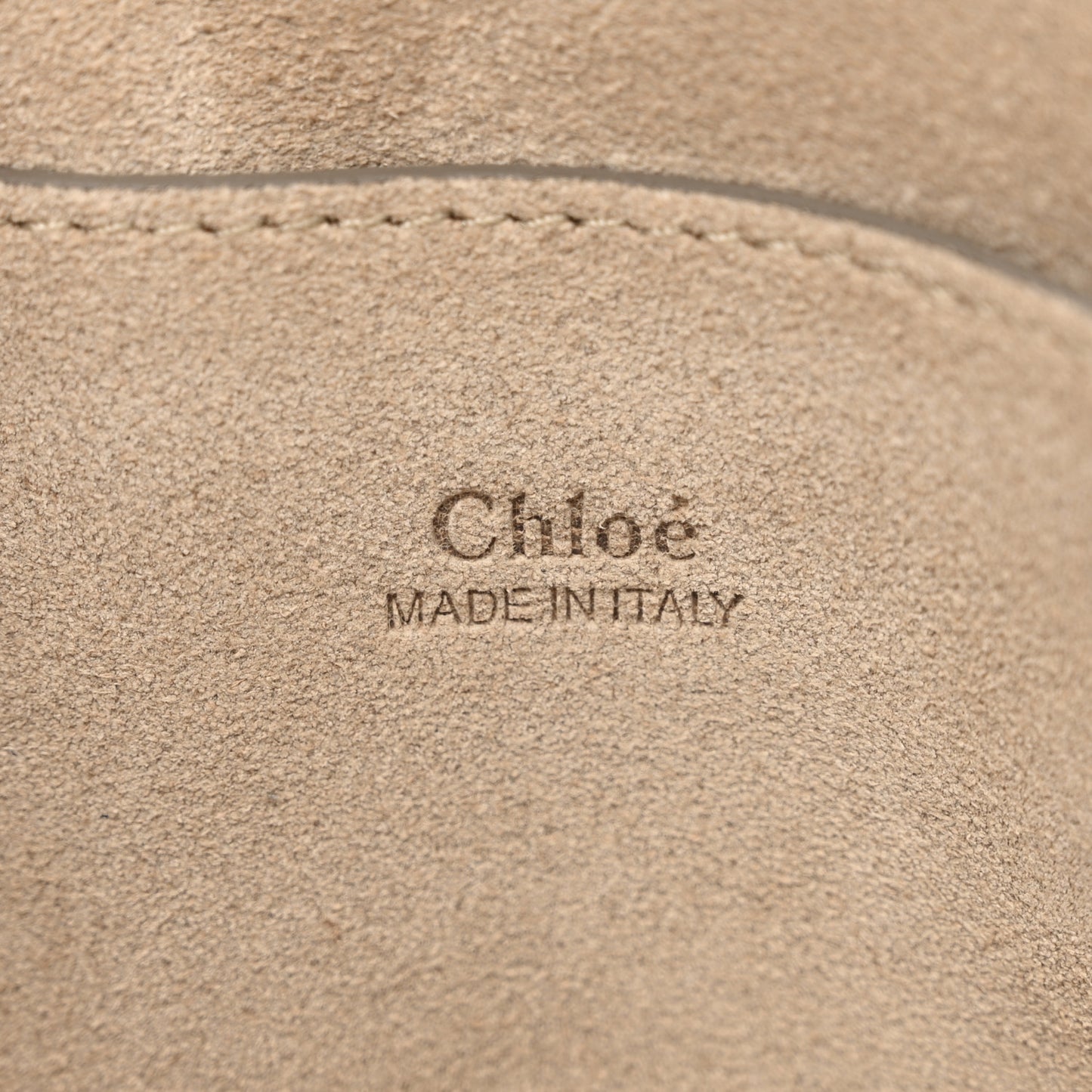 Suede Calfskin Small Faye Shoulder Bag Motty Grey