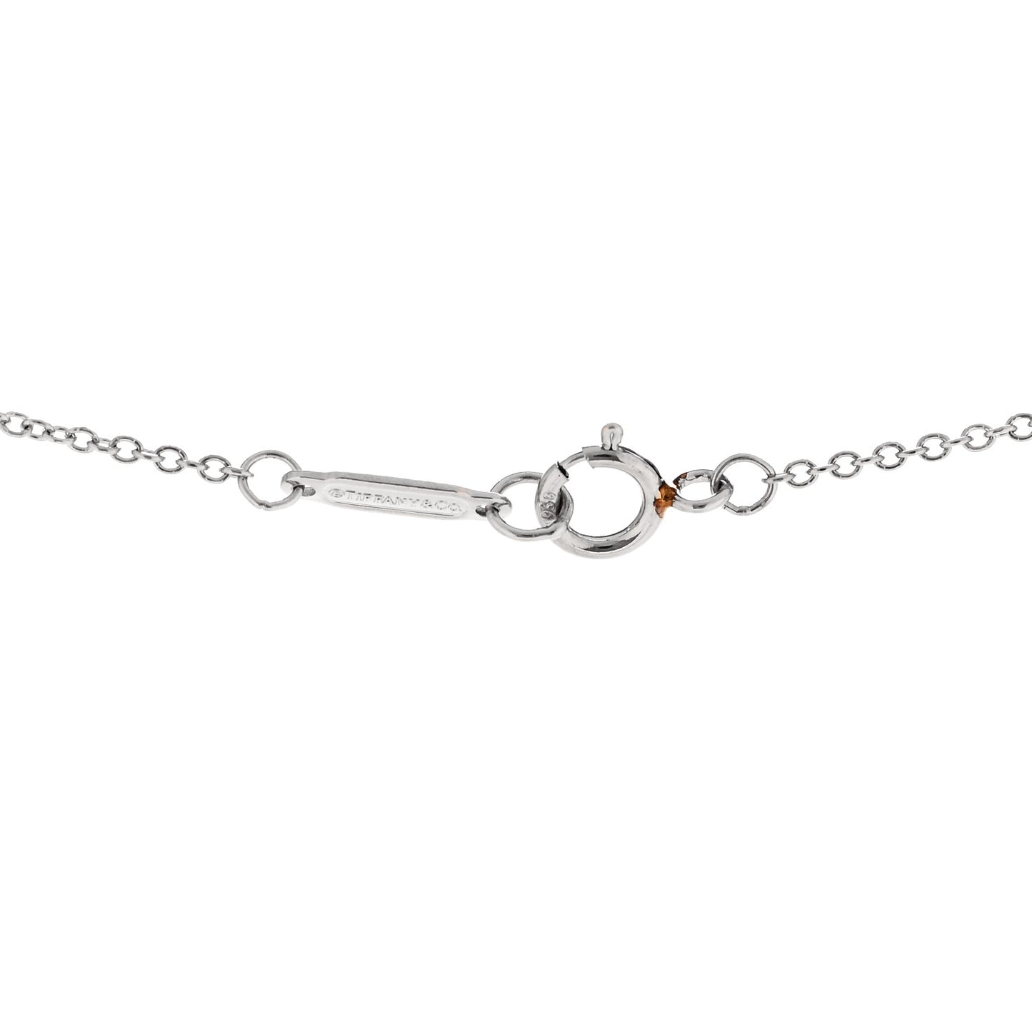 Platinum Diamond Extra Mini Heart Pendant Necklace