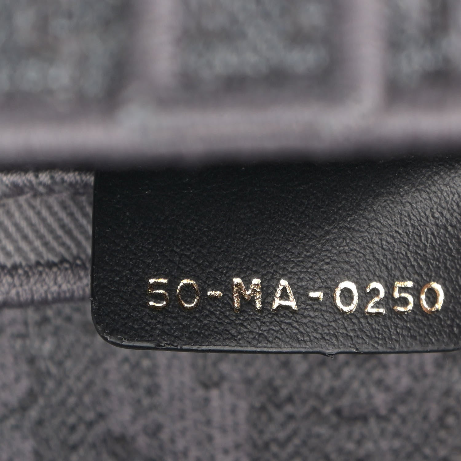 Christian Dior Oblique Denim Saddle Bag Grey 7 of 9