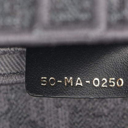 Christian Dior Oblique Denim Saddle Bag Grey 7 of 9