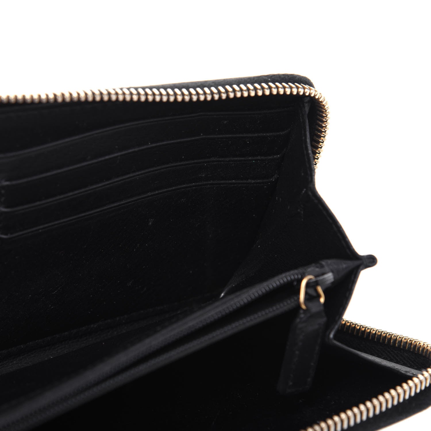 Saint Laurent Calfskin Classic Y Ligne Zip Wallet Black 11 of 19