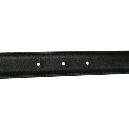 Hermes Swift Epsom 24mm Medor H Belt 80 32 Orange Black 5 of 8