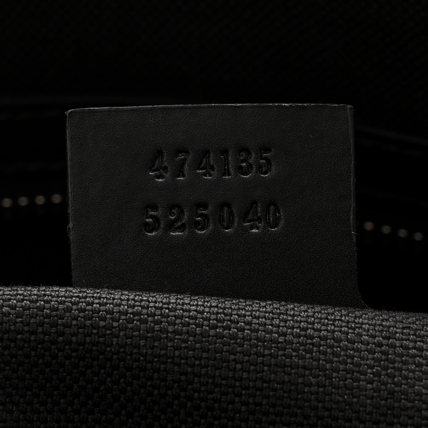 GG Supreme Monogram Appia Calfskin Web Briefcase Black