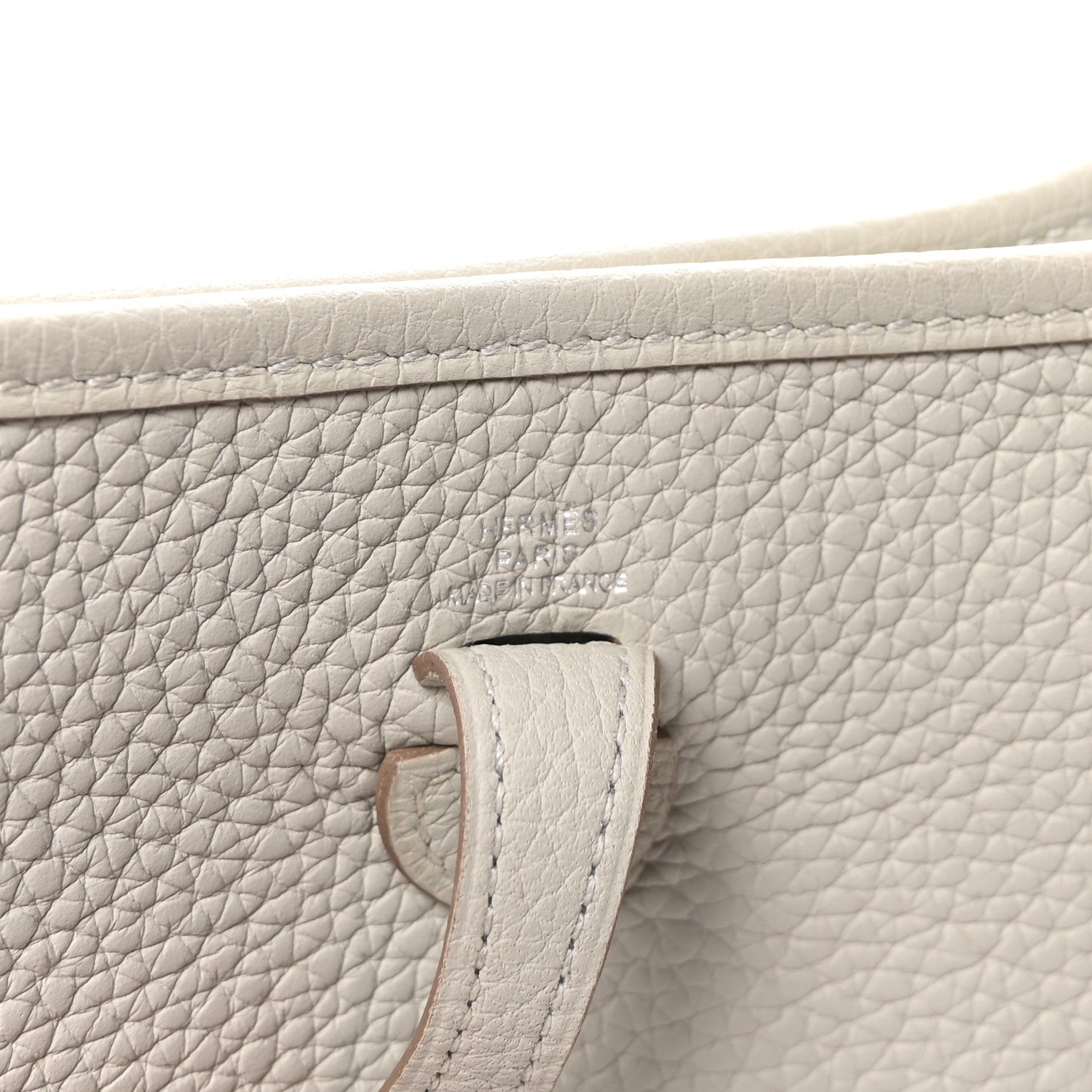 Hermes Taurillon Clemence Amazone Evelyne TPM Gris Perle Etain 6 of 11