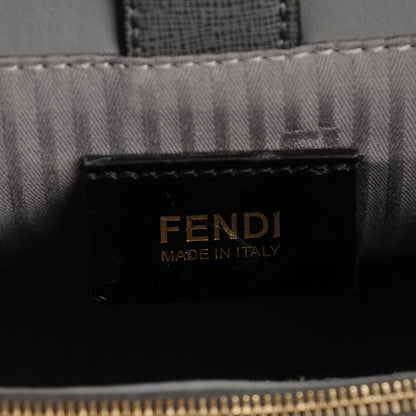 Fendi Vitello Elite Petite 2Jours Tote Grigio Grigio Chiaro 6 of 8