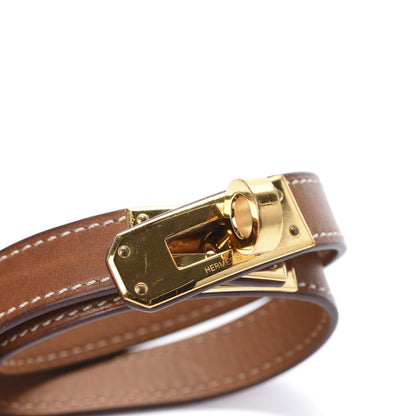 Hermes Barenia Kelly Double Tour Bracelet S Fauve 3 of 7