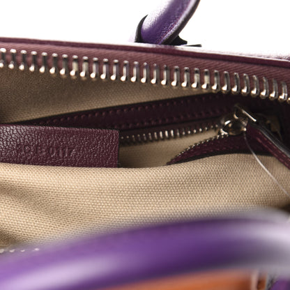 Givenchy Sugar Goatskin Small Tri-Color Antigona Oxblood Violet Orange 8 of 11