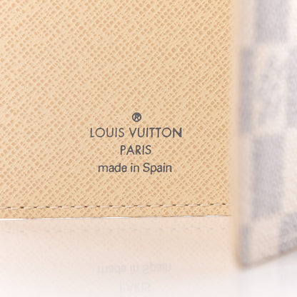 Louis Vuitton Damier Azur Checkbook Cover Wallet 6 of 8