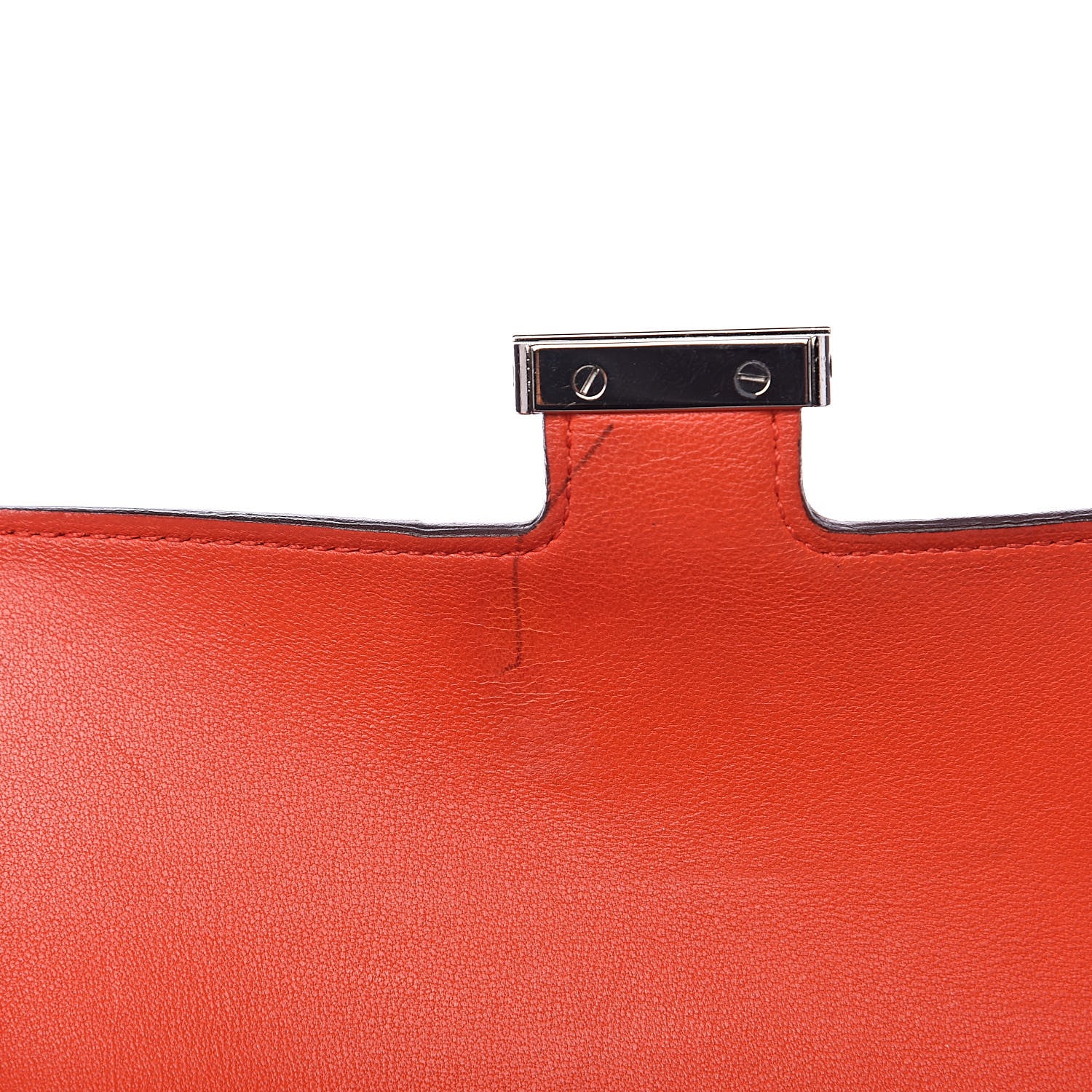 Hermes Epsom Enamel Constance Long Wallet Capucine Brighton Bleu 14 of 15
