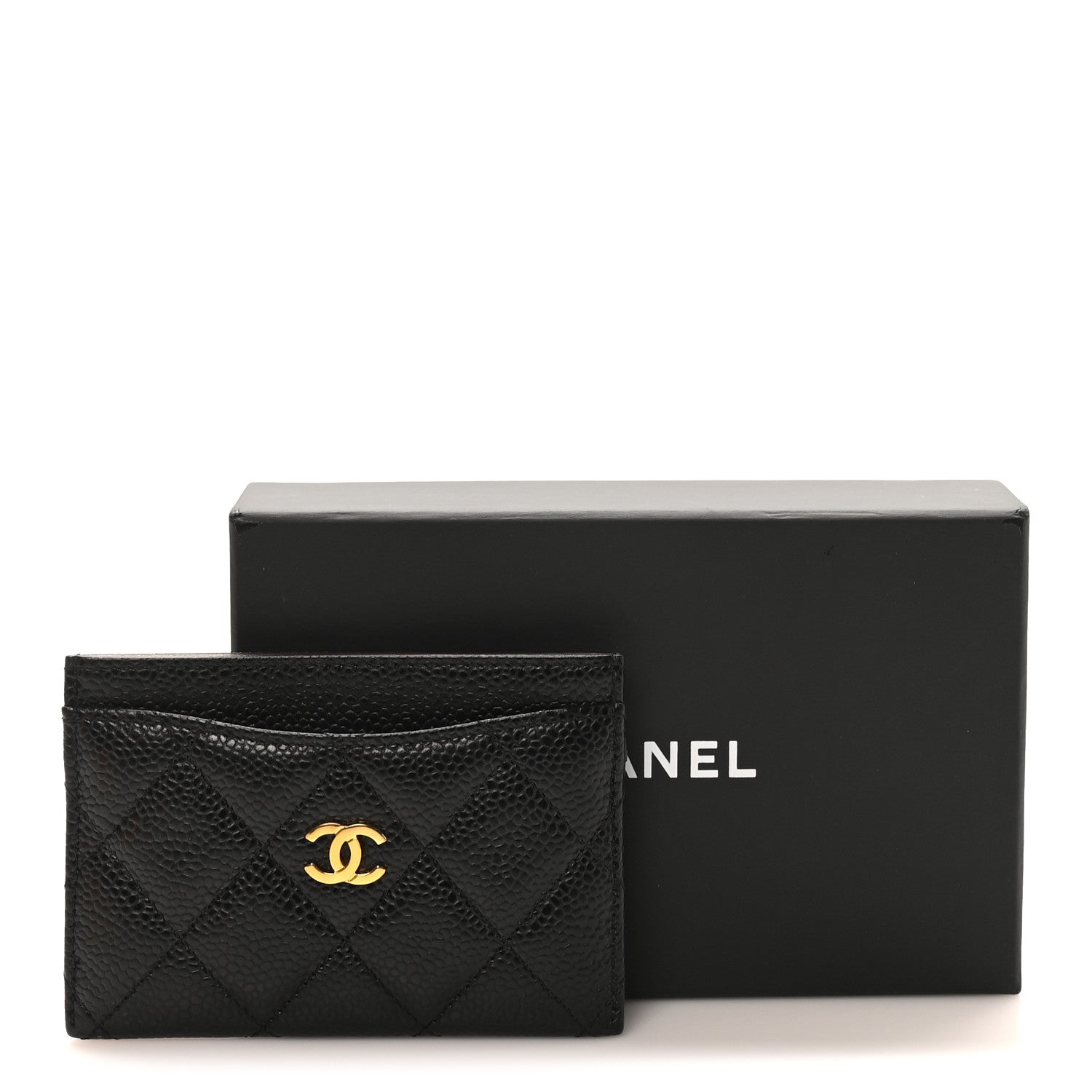 Chanel Caviar Quilted Card Holder Black 8 of 8
