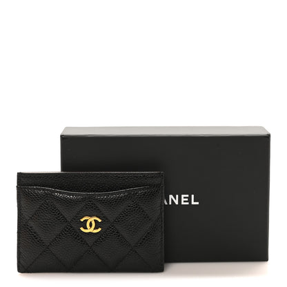 Chanel Caviar Quilted Card Holder Black 8 of 8