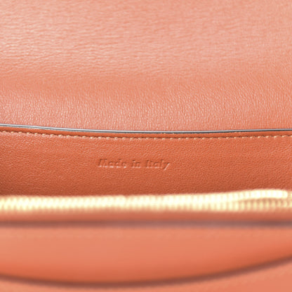 Celine Shiny Smooth Calfskin Medium Frame Shoulder Bag Maple Frost 6 of 9