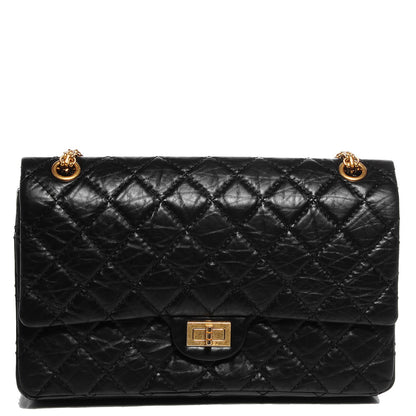 Chanel Aged Calfskin Quilted 2.55 Reissue 226 Flap Black 1 of 9
