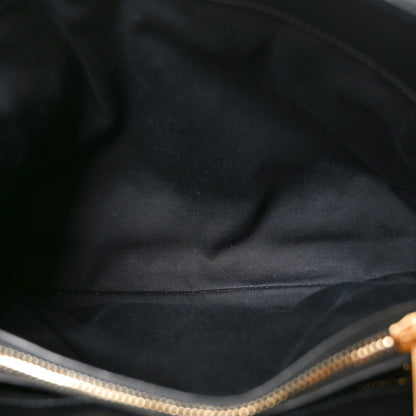 Saint Laurent Calfskin Y Quilted Monogram Medium Loulou Chain Satchel Black 5 of 10