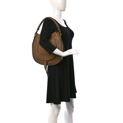 Chloe Calfskin Medium Marcie Hobo Nut 3 of 12