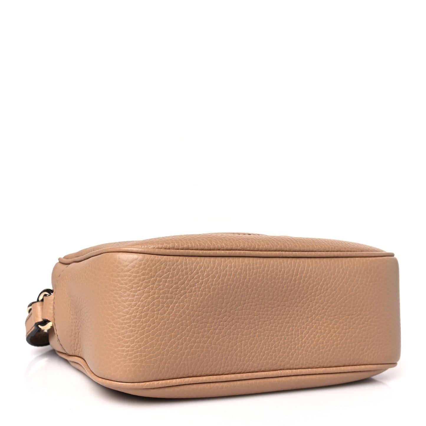 Pebbled Calfskin Small Soho Disco Bag Camelia