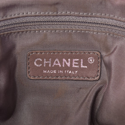 Chanel Metallic Cracked Calfskin Small Modern Chain Tote Fuchsia 6 of 16