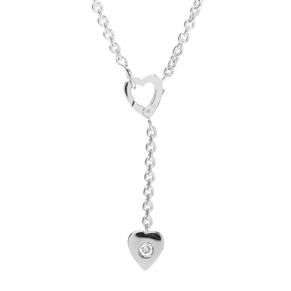 Cartier 18K White Gold Diamond Mon Amour Lariat Necklace 4 of 5